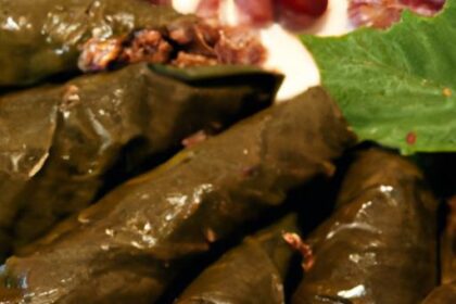 Delightful Stuffed Grape Leaves: Brown Rice & Herb Magic