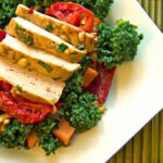 Energize Your Morning: Scrambled Tofu with Kale & Tomatoes