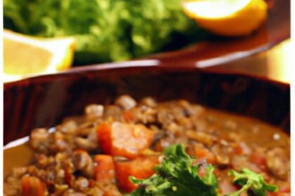 Hearty Lentil & Roasted Tomato Stew: A Flavorful Delight
