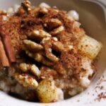 Warm Quinoa Porridge with Walnuts & Cinnamon Delight
