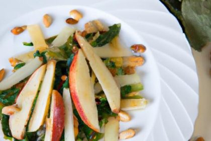Crunchy Green Apple & Fennel Salad with Toasted Pine Nuts