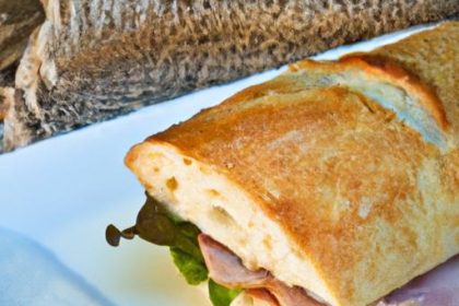 Savory Meets Sweet: Turkey & Cranberry Ciabatta Delight