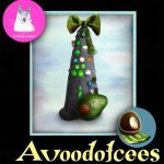 Elegant Avocado and Shrimp Tower with Black Sesame Twist