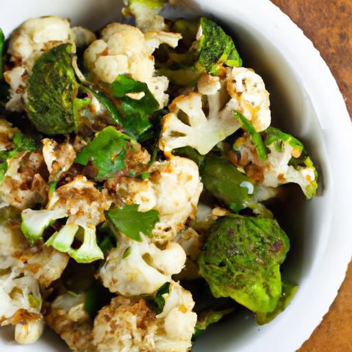 Crispy Roasted Broccoli and Cauliflower: Flavorful Veggies Unleashed