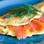 Delightful Smoked Salmon Omelette with Fresh Dill Twist