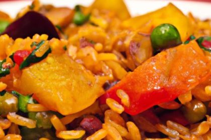 Savoring Arroz Rojo: Mexican Red Rice with Peas & Carrots