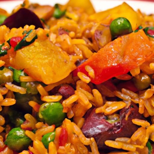 Savoring Arroz Rojo: Mexican Red Rice with Peas & Carrots