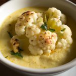 Golden Glow: Roasted Cauliflower Soup with Turmeric Magic