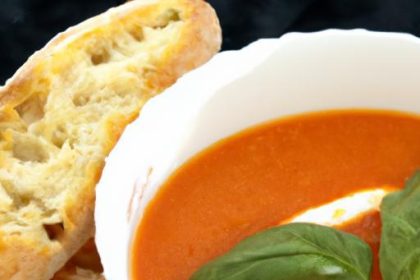 Comfort in a Bowl: Tomato Basil Soup with Grilled Cheese Dippers
