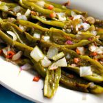 Tangy Grilled Nopales: Cactus Paddles with Onions & Lime