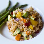 Wholesome Brown Rice & Roasted Veggie Salad Delight