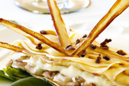 Layered Elegance: Exploring Pear and Roquefort Mille-Feuille