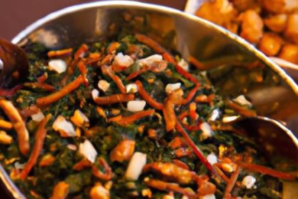Samosa Chaat & Sesame-Spinach Namul: A Flavorful Fusion Feast