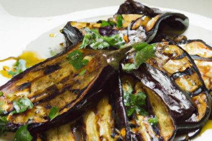 Savor the Flavor: Grilled Eggplant with Balsamic Glaze Delight