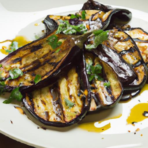 Savor the Flavor: Grilled Eggplant with Balsamic Glaze Delight