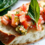 Savor the Fresh Flavors of Tomato and Basil Bruschetta