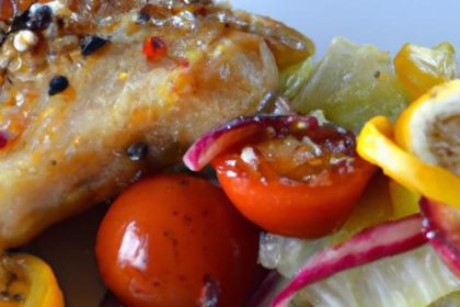 Savor Pan-Seared Tilapia with Sweet Roasted Cherry Tomatoes