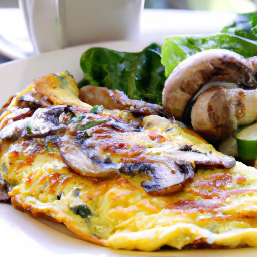 Fluffy Mushroom & Herb Omelette: A Savory Morning Boost