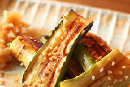 Savory Miso-Glazed Eggplant with Crunchy Sesame Twist