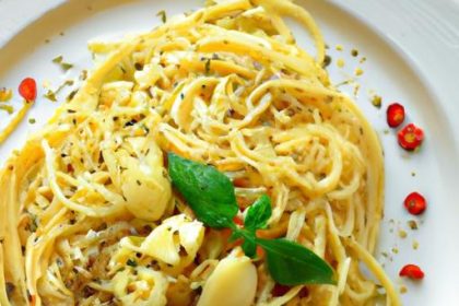 Spaghetti Aglio e Olio: A Fiery Twist with Chili Flakes