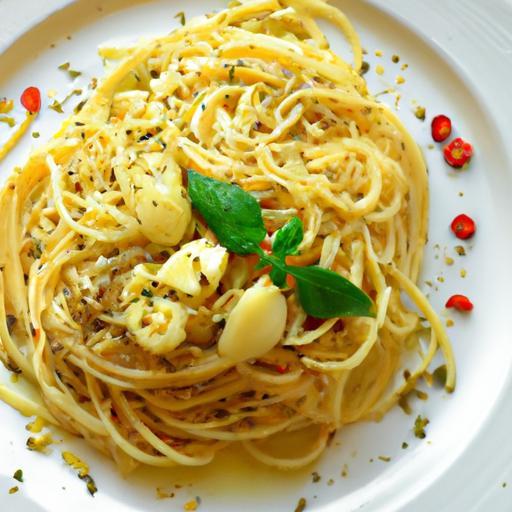 Spaghetti Aglio e Olio: A Fiery Twist with Chili Flakes