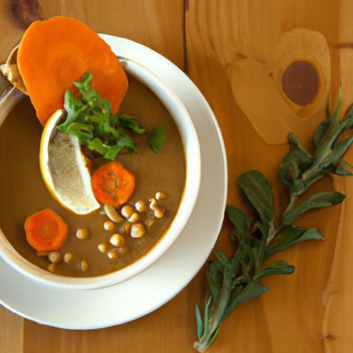 Brighten Your Bowl: Ginger-Infused Carrot Lentil Soup