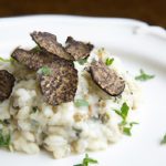 Savor the Umami: Mushroom Risotto Drizzled with Truffle Oil