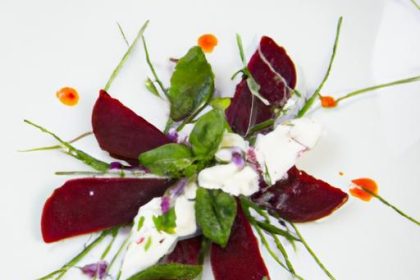 Elevate Your Appetizer: Roasted Beet Carpaccio with Goat Cheese