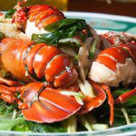 Savor Cantonese Steamed Lobster in Garlic Sauce Delight