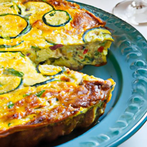 Zesty Zucchini⁣ & Feta Frittata: A Flavor-Packed Delight