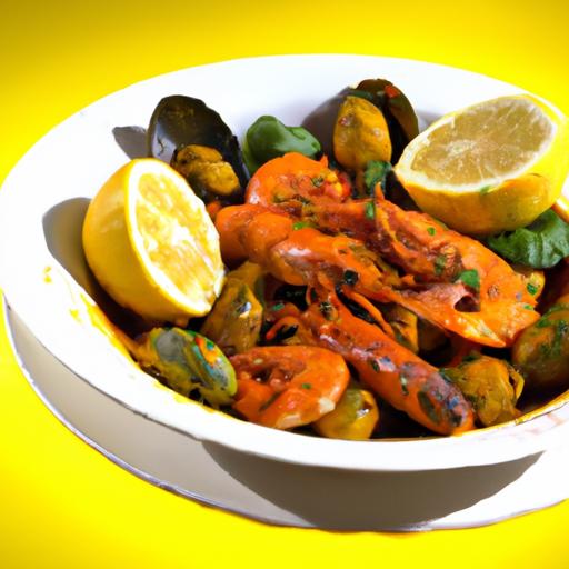 Savor the Flavors: seafood Tagine with Saffron & Preserved Lemon
