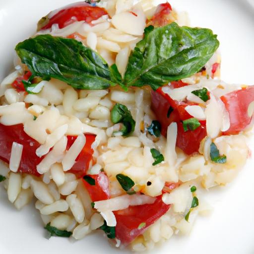 Savor the Classic Harmony of Tomato and Basil Risotto