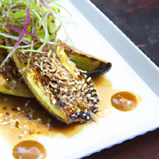 Umami Bliss: Miso-Glazed Eggplant with Sesame Crunch