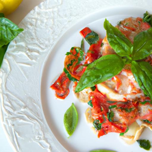 Savor Delight: Lobster Ravioli in Luxurious Basil Cream