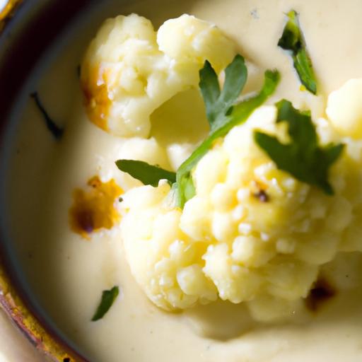 Golden Glow: Roasted Cauliflower Soup with‍ Turmeric Magic