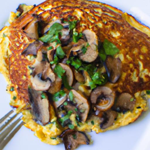 Fluffy‌ Mushroom & Herb Omelette: A ‌Savory Morning Boost