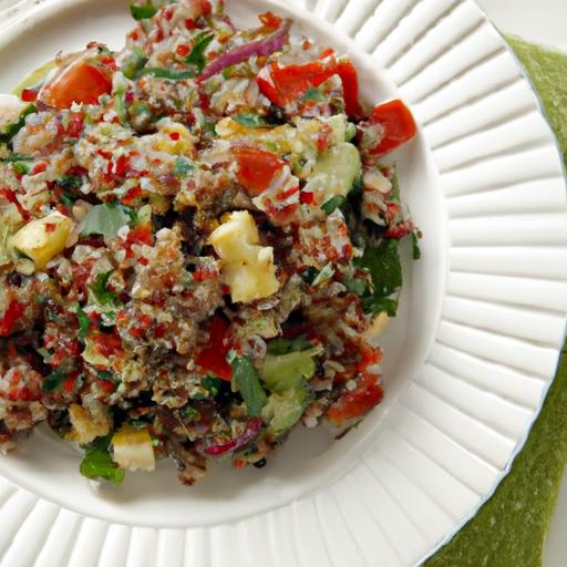 Mediterranean Quinoa ‍Salad: ⁤Fresh Flavors, Healthy Bites