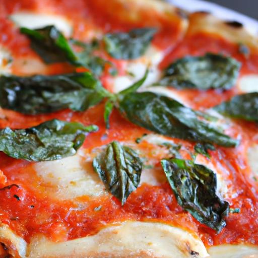 Savor the Classic Margherita Pizza with ⁢Fresh Basil Flair