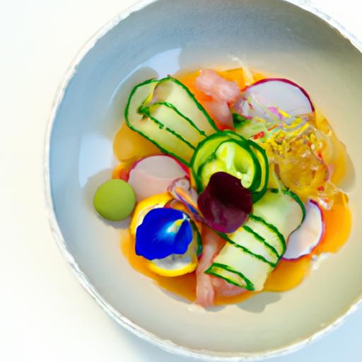 Uni Meets Yuzu & Cucumber: A Refreshing Ocean Delight