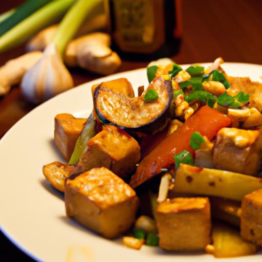 Golden ⁣Crispy​ Tofu Stir-Fry with Zesty ​ginger & Garlic Flair