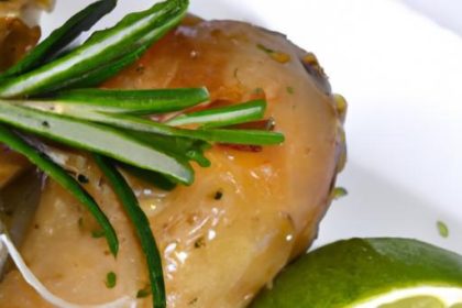 Zesty Lemon & Rosemary Chicken: A Flavorful Twist to Dinner