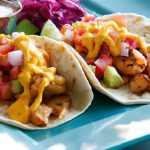 Zesty Shrimp Taco Wrap with Fresh Mango Salsa Delight