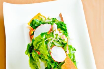 Butter Lettuce & King Crab: A Miso Dressing Delight
