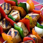 Sizzling Grilled Chicken Kabobs with Colorful Bell Peppers