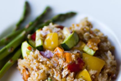 Wholesome Brown Rice & Roasted Veggie Salad Delight