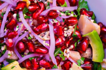 Pomegranate Power: A Vibrant Twist on Classic Guacamole