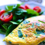 Wholesome Egg White Frittata with Juicy Tomatoes & Herbs