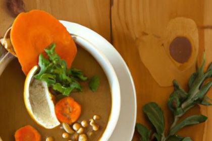 Brighten Your Bowl: Ginger-Infused Carrot Lentil Soup