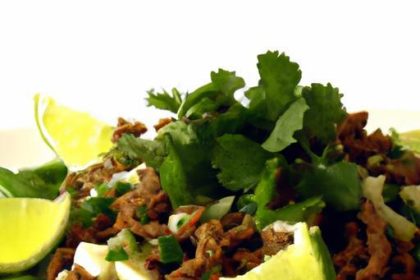 Salpicón de Res: Tangy Shredded Beef Salad with Lime Zest