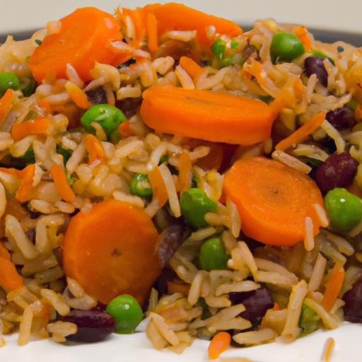 Savoring⁢ Arroz Rojo: mexican Red Rice with Peas ‍& Carrots